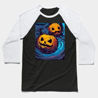 Spooky pumpkin pattern Baseball T-Shirt